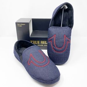 NWT Men’s True Religion Logo Slippers Size XL (13)